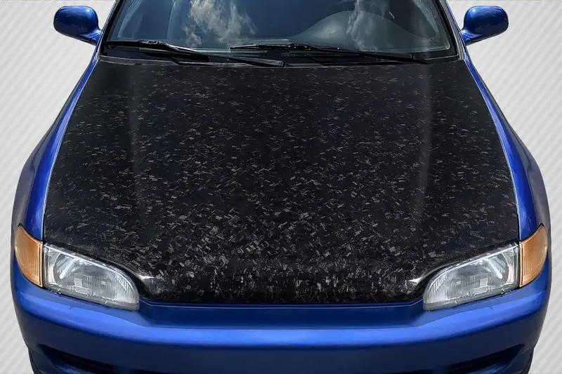 Carbon Creations 92-95 Civic 2Dr/ Hb Aeroforge Dritech Oem Type Hood 1