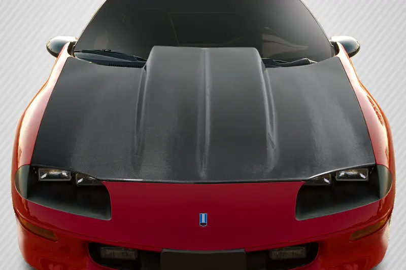 Carbon Creations 93-97 Chevry Camaro Carbon Fiber Cowl Hood 1