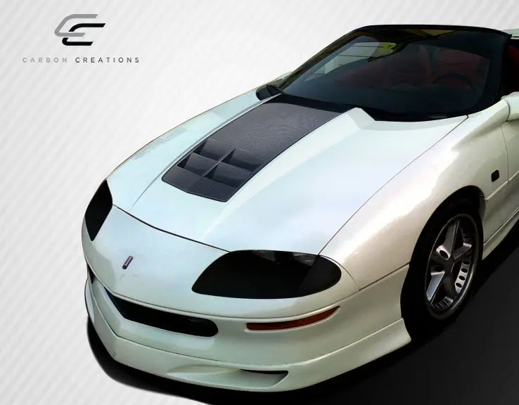 Carbon Creations 93-97 Chevry Camaro Carbon Fiber Zl1 Type Hood 2
