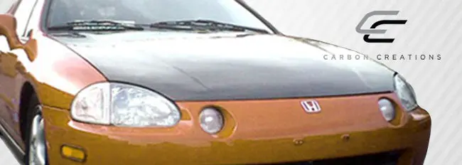 Carbon Creations 93-97 Honda Del Sol Carbon Fiber Oem Type Hood 2
