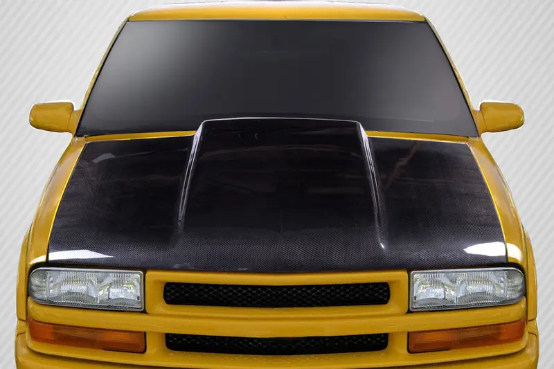 Carbon Creations 94-04 Chevry S10 Gmc Sonoma/95-04 Blazer Cf Cowl Hood 1