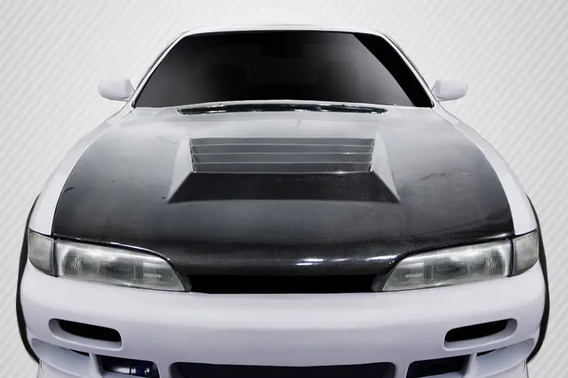 Carbon Creations 95-96 Nissan 240Sx S14 Carbon Fiber D-Spec Hood 1