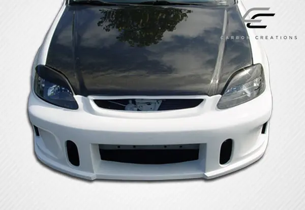 Carbon Creations 96-98 Honda Civic Carbon Fiber Oem Type Hood 1