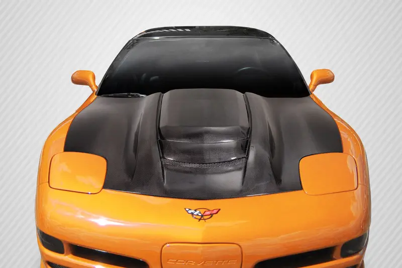 Carbon Creations 97-04 Chevry Corvette C5 Carbon Fiber Zr1 V2 Hood 1