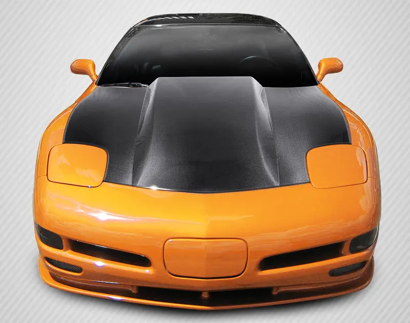 Carbon Creations 97-04 Chevry Corvette C5 Cf Dritech Cowl Hood 1