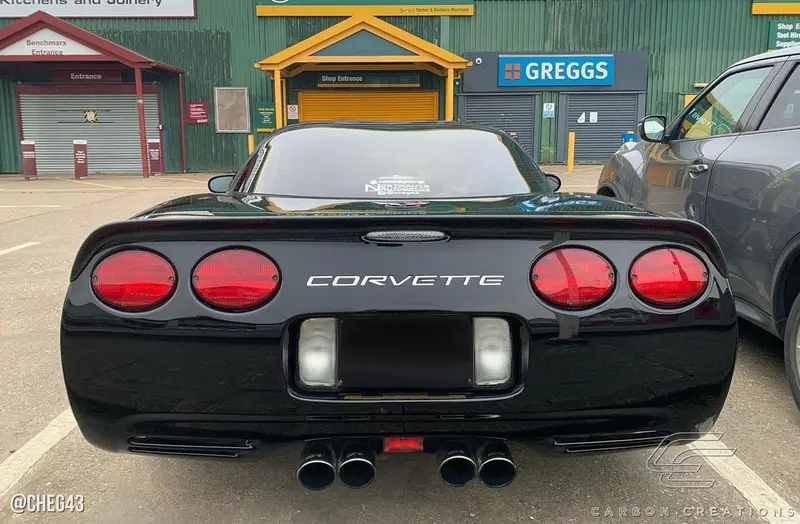 Carbon Creations 97-04 Chevy Corvette S-Design Wing Trunk Lid Spoiler 2