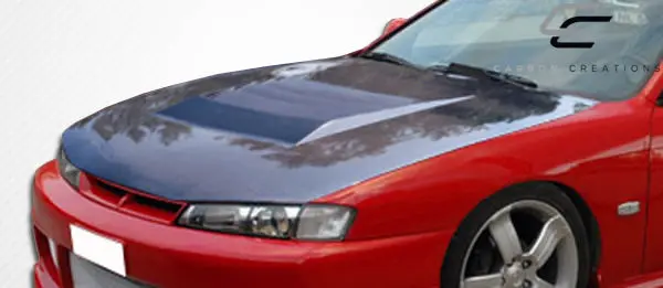 Carbon Creations 97-98 Nissan 240Sx S14 Carbon Fiber D-1 Hood 2
