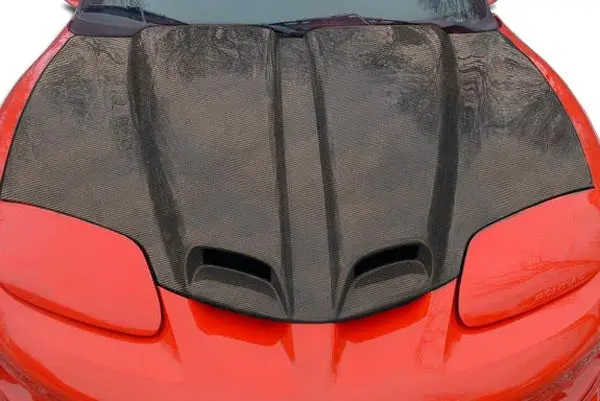 Carbon Creations 98-02 Pontiac Firebird Carbon Fiber Ws-6 Hood 1