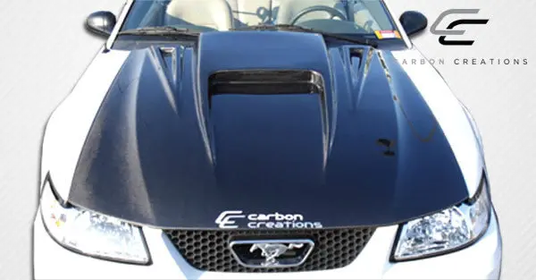 Carbon Creations 99-04 Ford Mustang Carbon Fiber Spyder 3 Hood 2