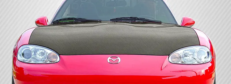 Carbon Creations 99-05 Mazda Miata Carbon Fiber Oem Type Hood 1