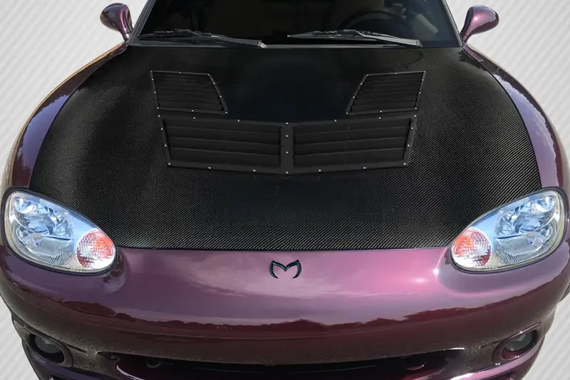 Carbon Creations 99-05 Mazda Miata Nb Carbon Fiber Iceman Hood 1