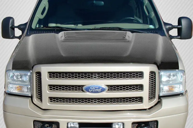 Carbon Creations 99-07 Super Duty/ 00-05 Excursion Cf Raptor Type Hood 1