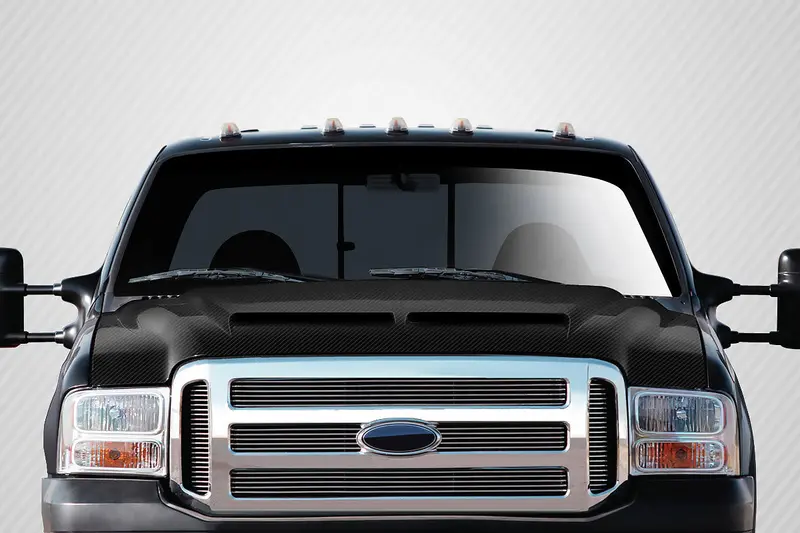Carbon Creations 99-07 Super Duty F250 F350 F450 F550 Cvx Hood 1
