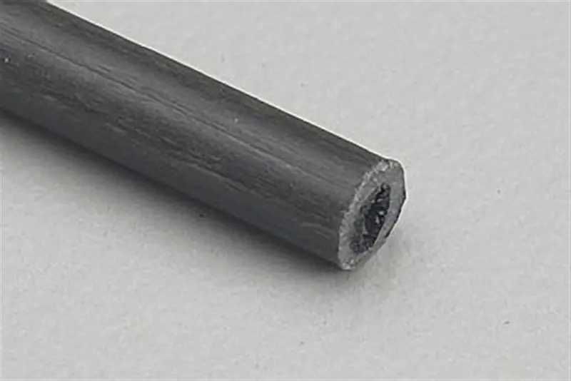 Carbon Fiber Tube .125"X.060"X24" (3.2Mm X 1.5Mm X610mm) 1