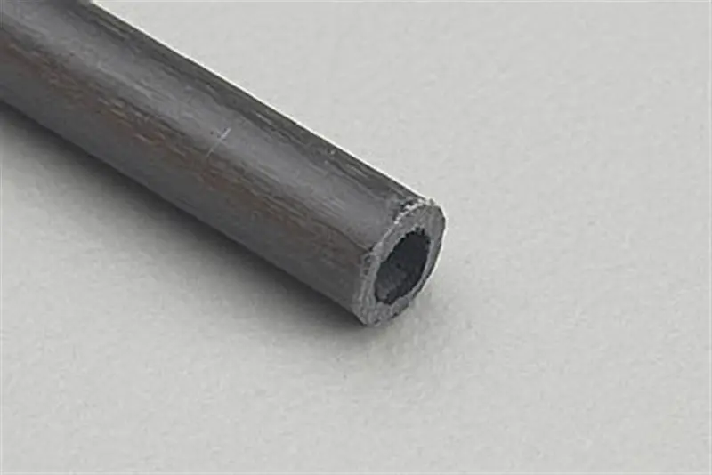 Carbon Fiber Tube .157"X.098"X24" (4Mm X 2.5Mmx610mm) 1