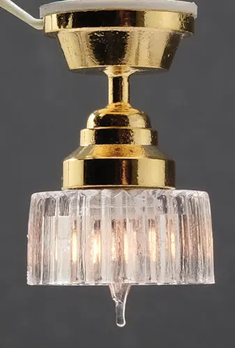Ceiling Lamp, Scalloped Shade 1