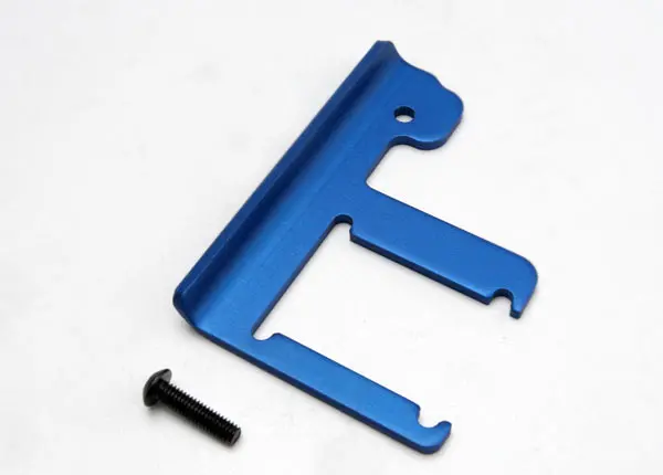 Chassis Brace, Revo (3Mm 6061-T6 Aluminum) (Blue-Anodized)/ 4X16mm Bcs 1