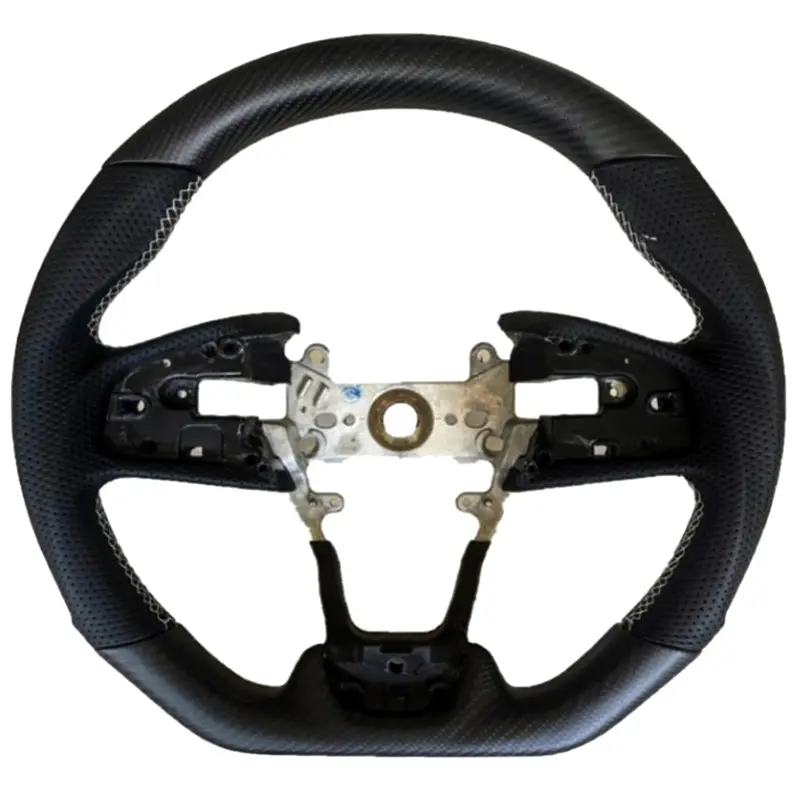Civic 10Th Gen Carbon Fiber Matte Steering Wheel 1
