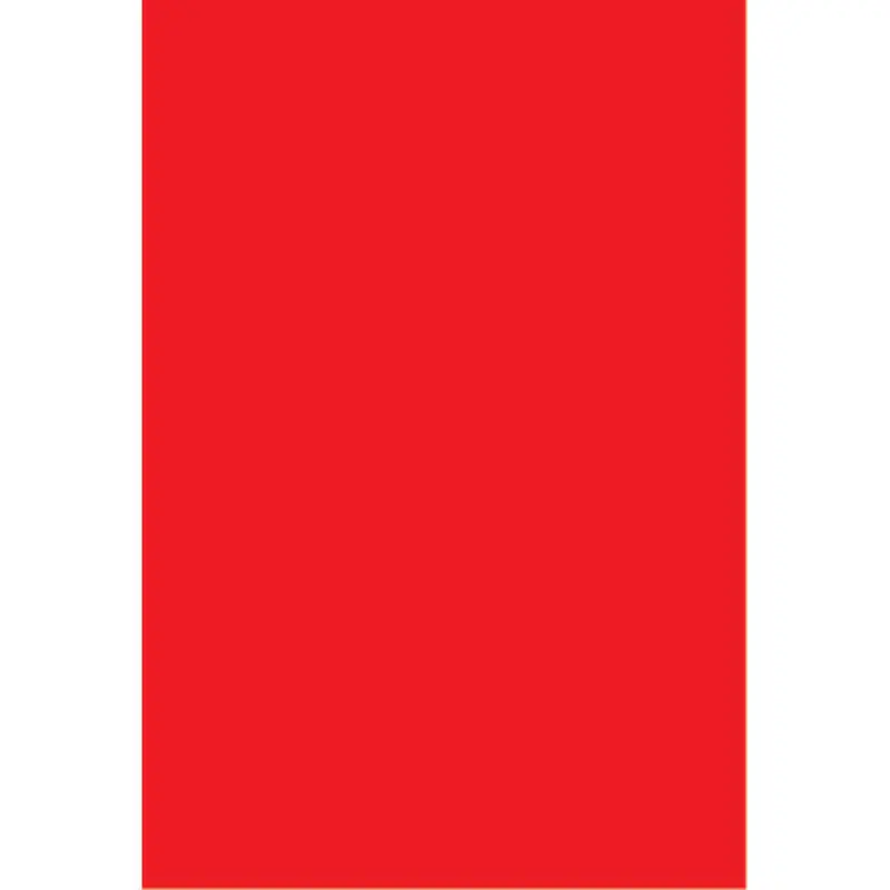 Clear-Red Pvc, .010 X 7.6" 11" (4) 1