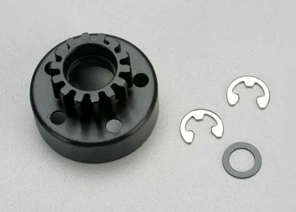 Clutch Bell (14-Tooth)/5X8x0.5Mm Fiber Washer (2)/ 5Mm E-Clip (Requires 5X10x4mm Ball Bearings Part #4609) (1.0 Metric Pitch) 1