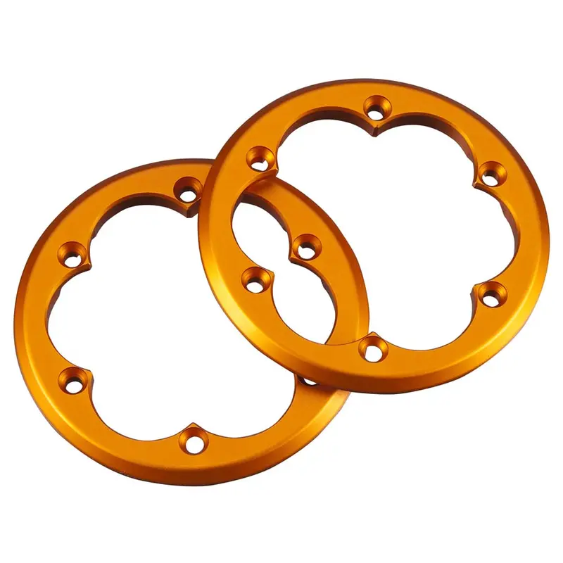 Cnc 2.2" Compiton Beadlock Ring Orange (2) Xr10 1