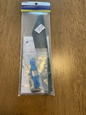 Cnc Blade Grips Lower Blue Blade Cx 1