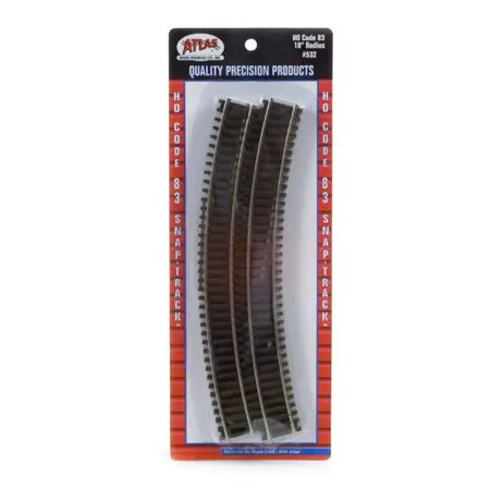 Code 83 18 Inch Radius Curve Track 1