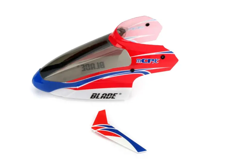 Complete Red Canopy With Vertical Fin: Mcp X 1