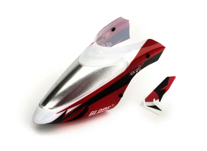 Complete Red Canopy With Vertical Fin: Msr/X 1