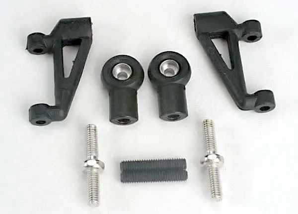 Control Arms, Upper (2)/ Upper Rod Ends (With Ball Joints Installed) (2)/ 4X20mm Set (Grub) Screws (2) 1