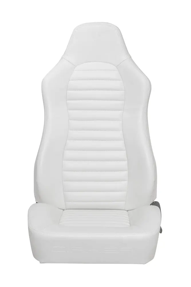 Cpa3001 All White Leatherette Cipher Auto Universal Jeep Seats - Pair 1