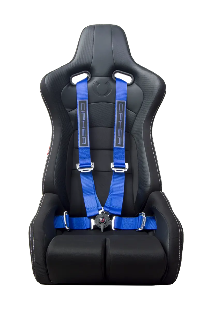 Cpa4001blv2 Blue 4 Point 2 Inches Camlock Quick Release Racing Harness - Cipher Logo Version 2 - Pair 1