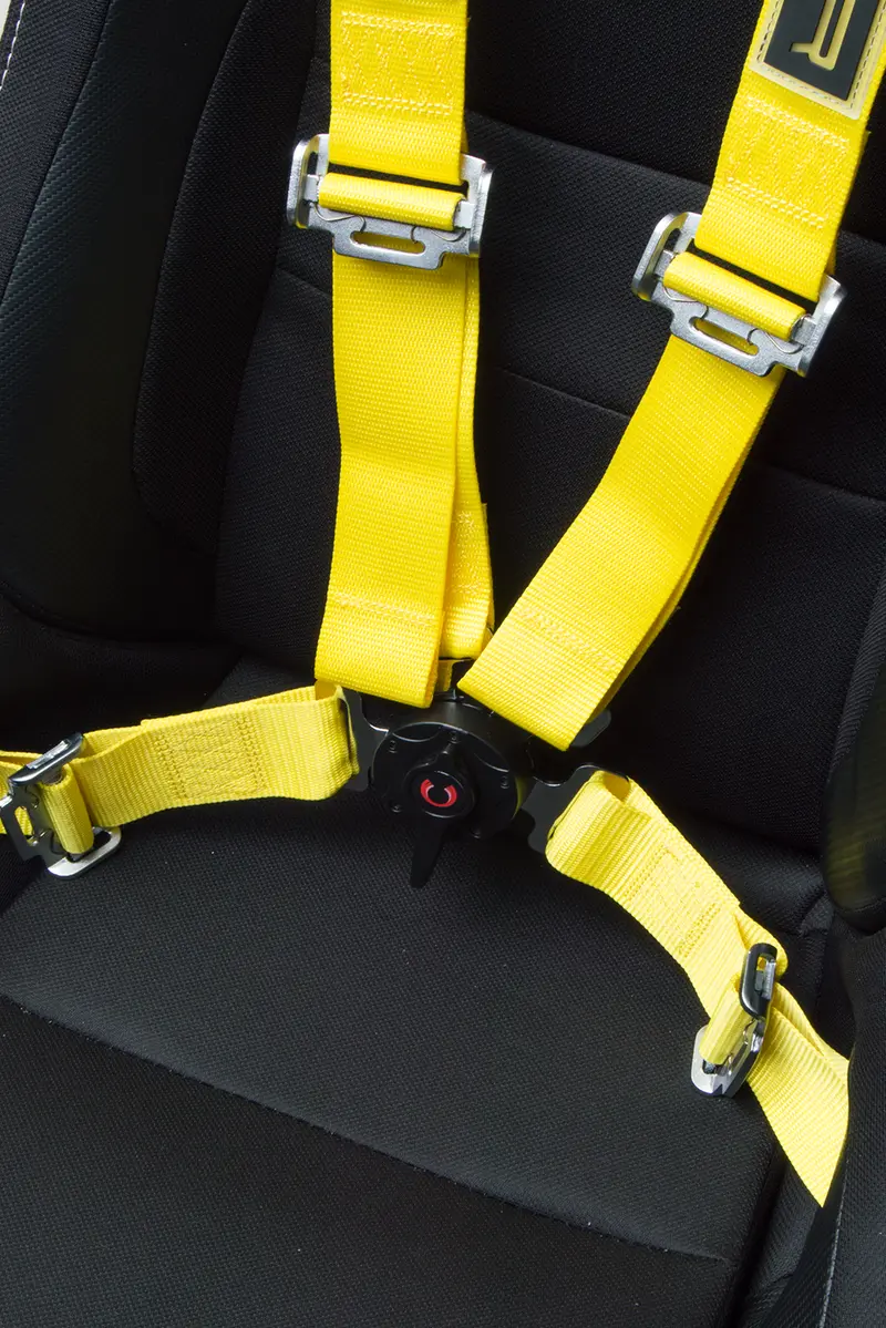 Cpa4001ylv2 Yellow 4 Point 2 Inches Camlock Quick Release Racing Harness - Cipher Logo Version 2 - Pair 2