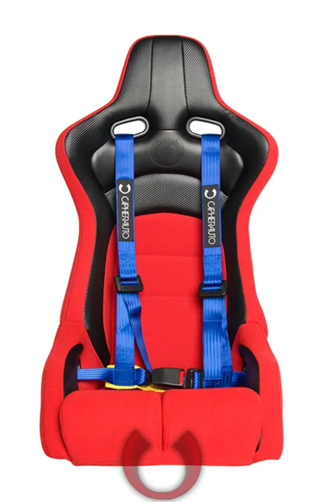 Cpa4002 Cipher Racing Blue 4 Point 2 Inches Racing Harness - Pair 1