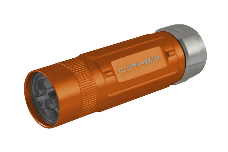 Cpa6300or Cipher Auto 70 Lumens Flashlight Orange 1