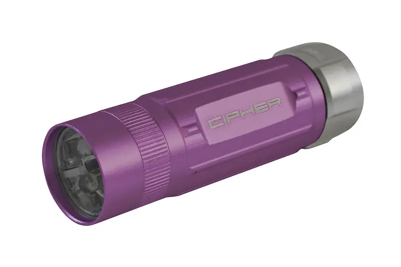 Cpa6300pr Cipher Auto 70 Lumens Flashlight Purple 1