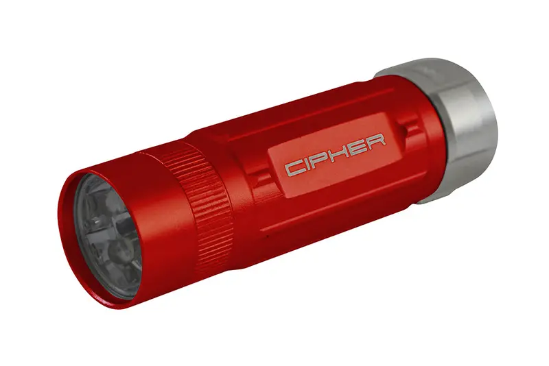 Cpa6300rd Cipher Auto 70 Lumens Flashlight Red 1