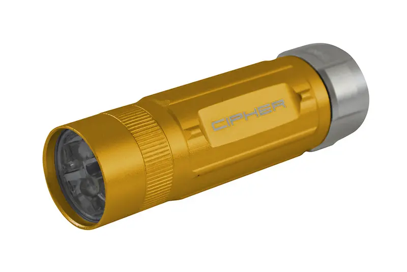 Cpa6300yl Cipher Auto 70 Lumens Flashlight Yellow 1