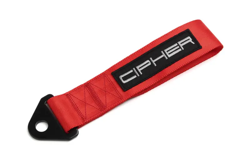 Cpa7000rd Cipher Auto Red 2" Towing Strap 1
