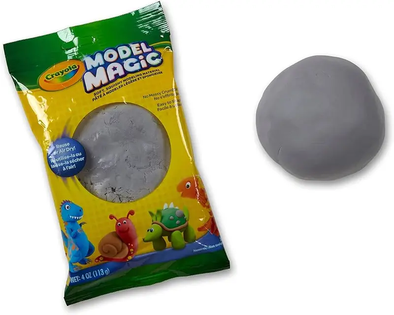 Crayola Model Magic- Grey Modeling Clay (4Oz) 1