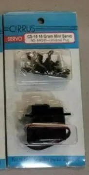 Cs-18 18 Gram Mini Servo Universal Plug 1