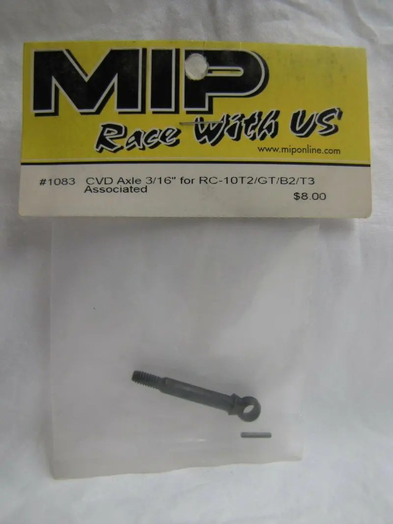 Cvd Axle 1/4 For Associated Rc10gt, Rc10t 1