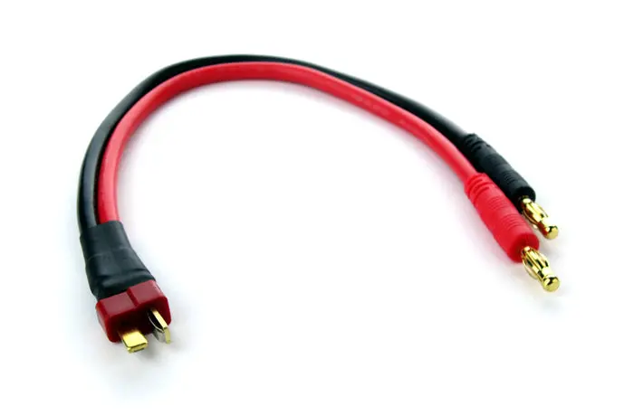 Deans-Type Charging Adapter With Banana Plugs 1