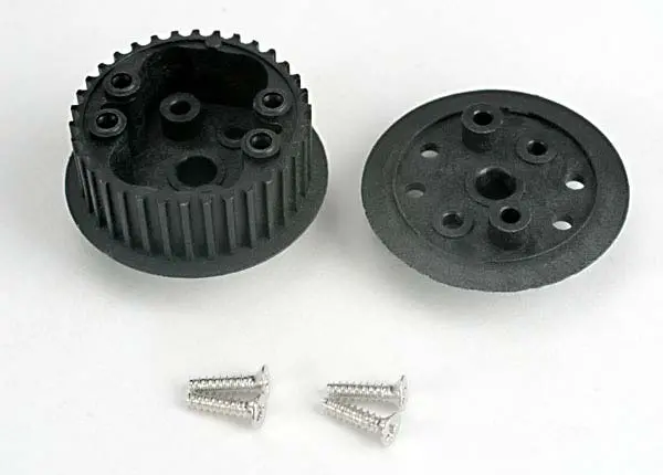 Differential (34-Groove)/ Flanged Side-Cover & Screws 1