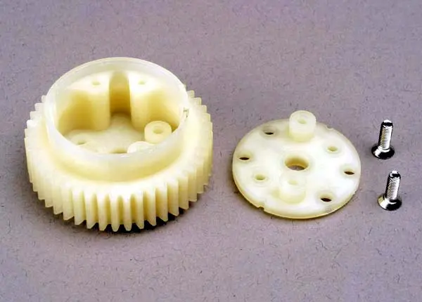 Differential Gear (45-Tooth)/ Side Cover Plate & Screws 1