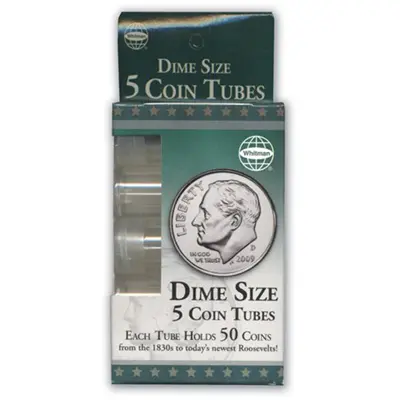 Dime Size Coin Tubes 1
