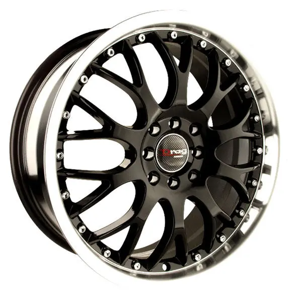 Drag Dr-19 Wheels 17X7.5 4X100 4X114.3 Gloss Black Rims 1