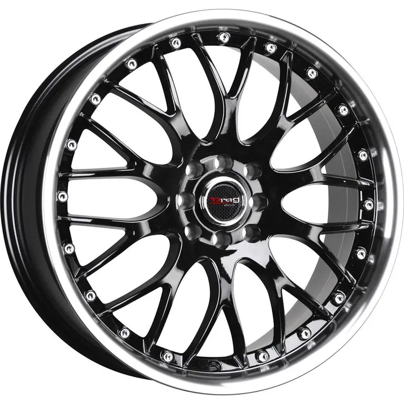 Drag Dr-19 Wheels 17X7.5 5X115 5X108 Gloss Black Rims 1