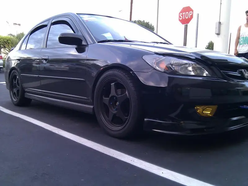Drag Dr-23 Wheels 15X6.5 4X100 Matte Black Rims 2