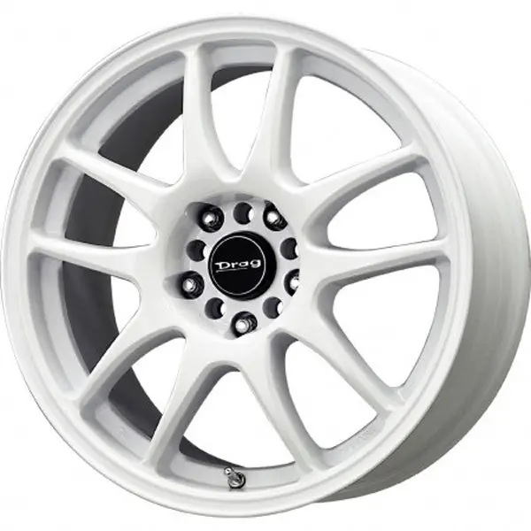 Drag Dr-31 Wheels 15X6.5 4X100 4X114.3 White Rims 1
